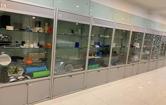 Sample room show our custom plastic manufacture ab...