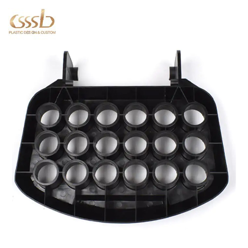 Plastic Hips White/Black Injection Part