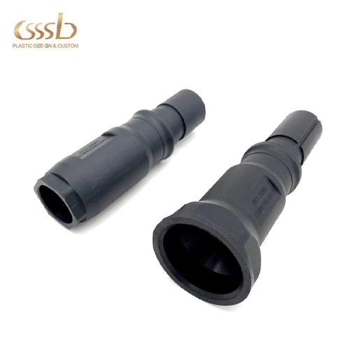 Custom plastic injection part ABS housing for Battery connector