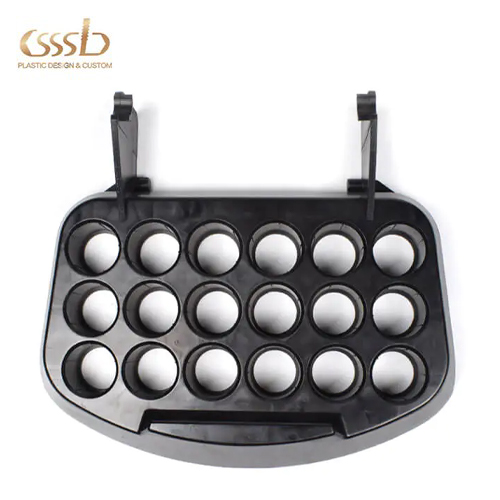 Plastic Hips White/Black Injection Part