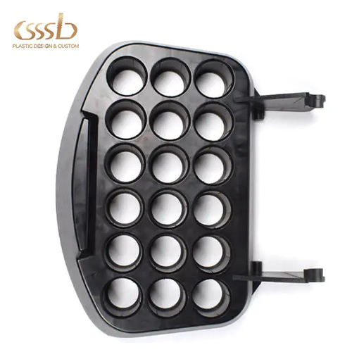 Plastic Hips White/Black Injection Part