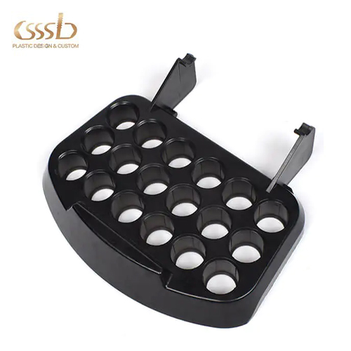 Plastic Hips White/Black Injection Part