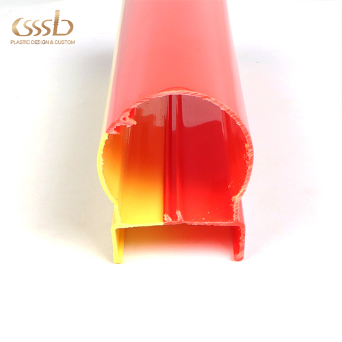 Extrusion profiles plastic clear cover for Polycarbonate led light diffuser
