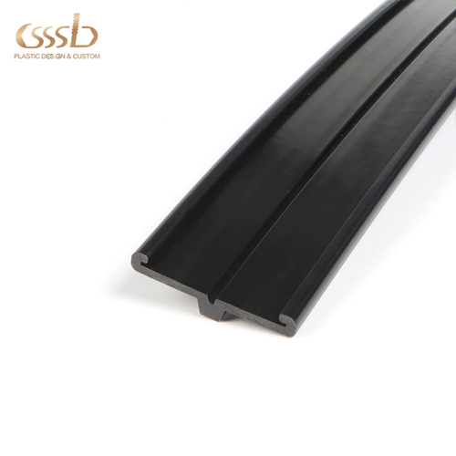 PVC extrusion sliding track profile factory customized shape and sizes