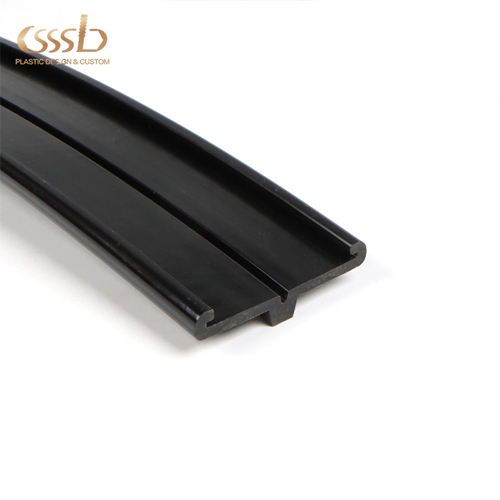 PVC extrusion sliding track profile factory customized shape and sizes