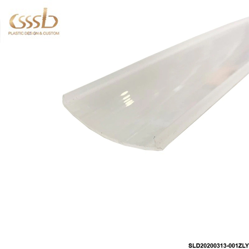 Extrusion linear led light PC diffuser plastic lamp cover