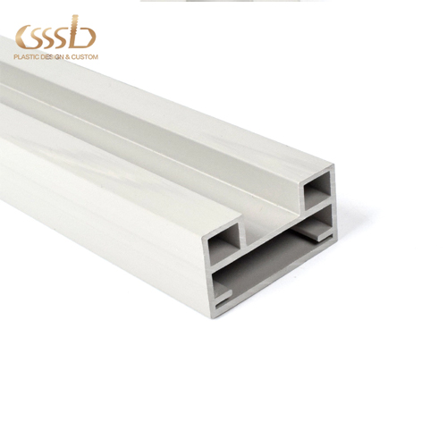 Plastic profiles for glass partitions