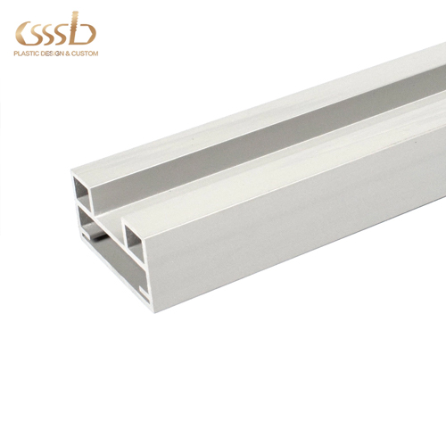 Plastic profiles for glass partitions
